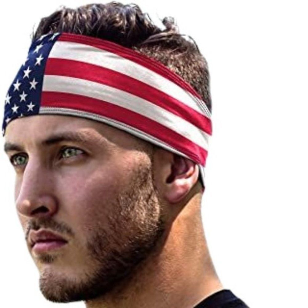 TOUGH Outfitters High Perf. Headband USA Flag 🇺🇸